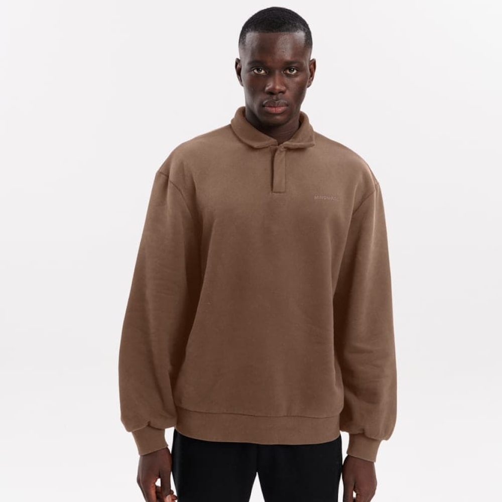 Tree House Minimalistic Polo Sweater 1