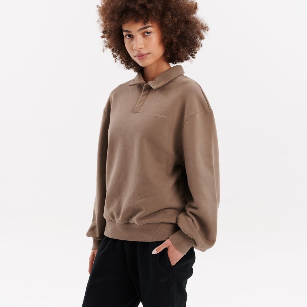 Tree House Minimalistic Polo Sweater 3